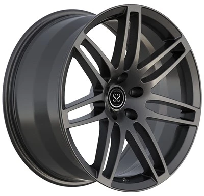 19x9,5 a 20x9,5 Audi A4 Custom 1-PC kované ráfiky saténová kovová zbraň