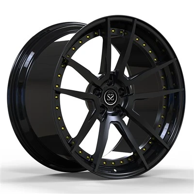 Vlastné 20x8.5 5-150 2-Kované disky na PC s lesklým čiernym povrchom pre Lexus Lexus 570