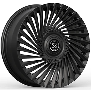 Plávajúca čiapočka 22x10J lesklá čierna Custom 1-PC kované ráfiky