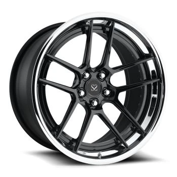 Ally Rims 21 Gloss Black Prispôsobené zliatinové disky pre kované disky Porsche 911 / 21inch 2-PC